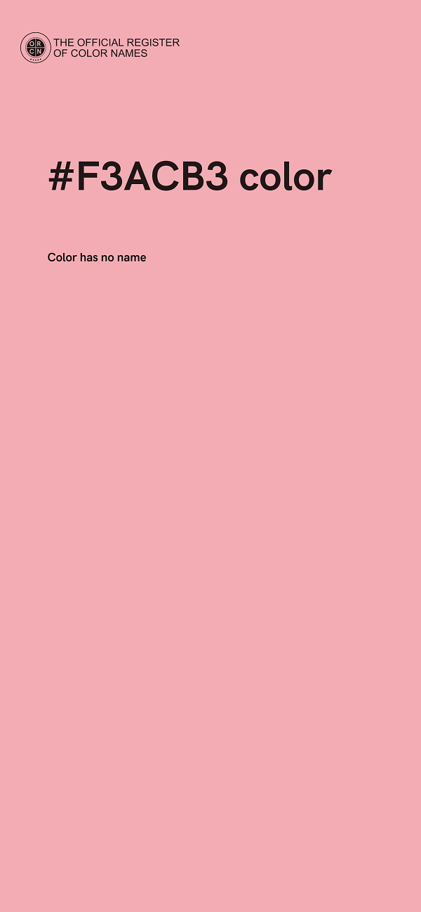 #F3ACB3 color image