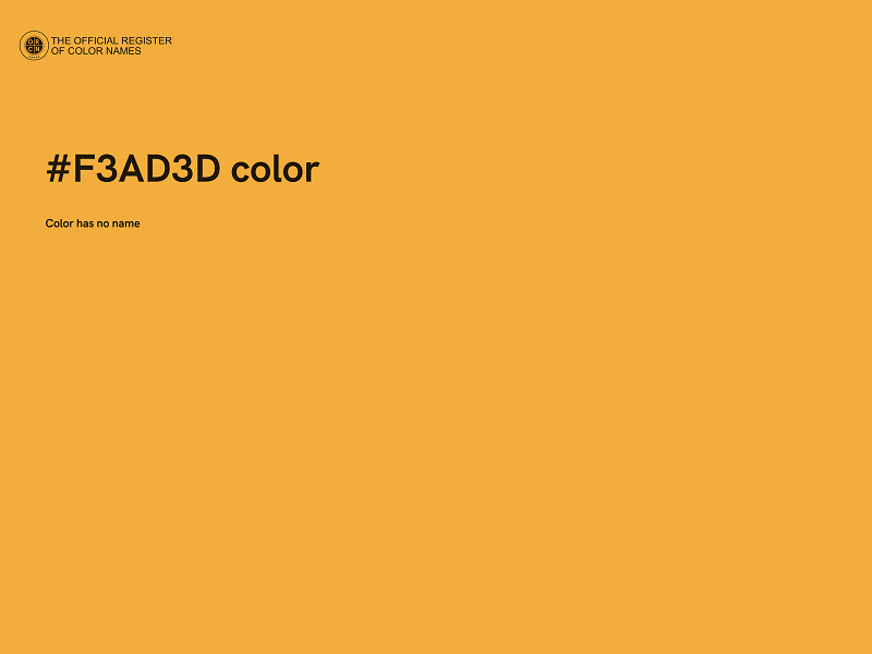 #F3AD3D color image