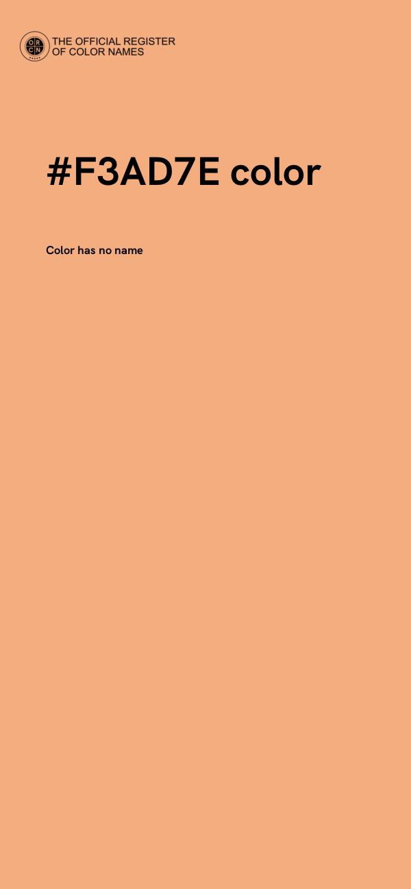 #F3AD7E color image