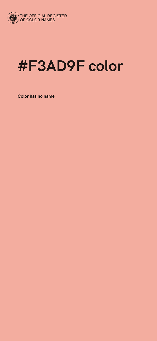 #F3AD9F color image