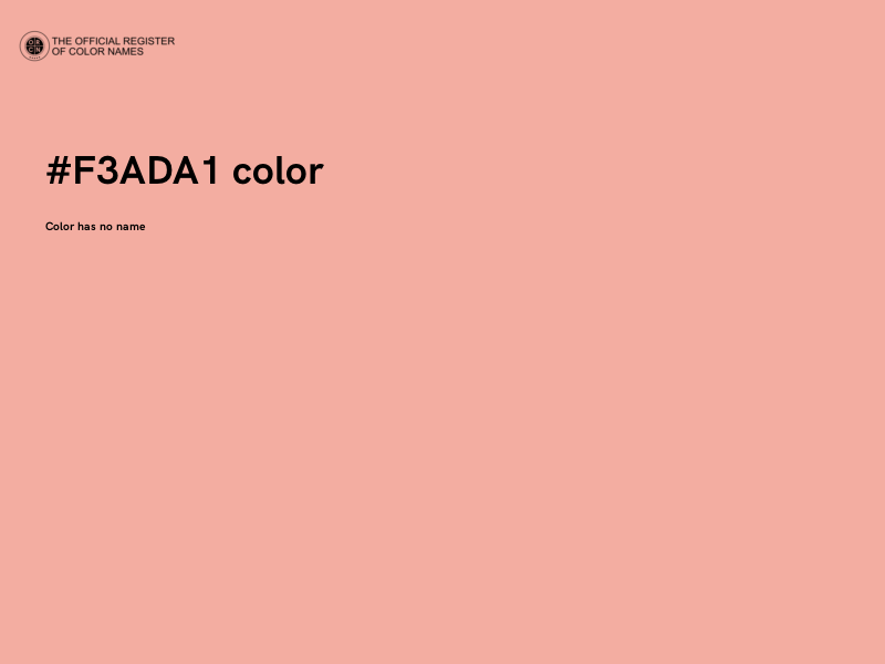 #F3ADA1 color image