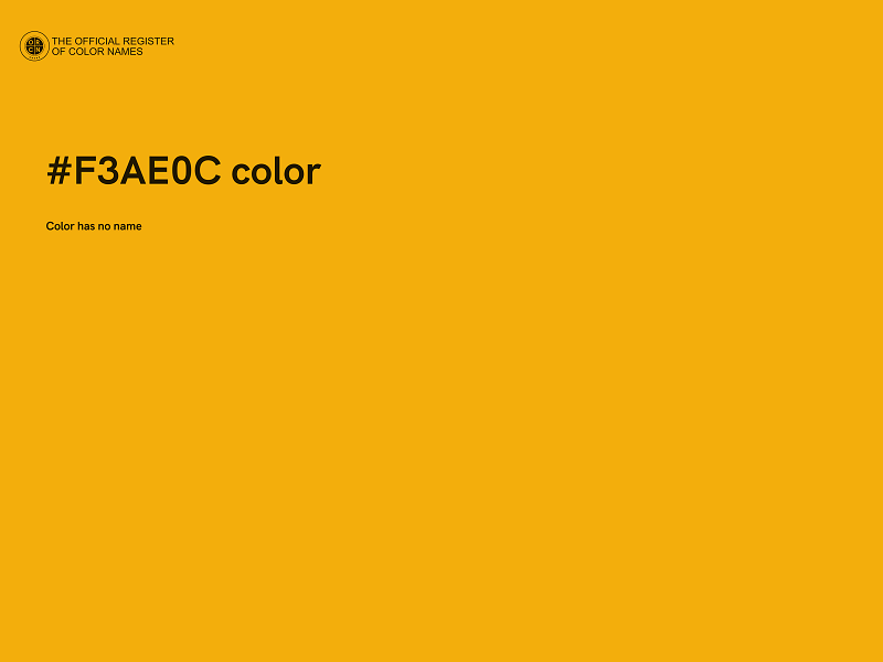 #F3AE0C color image