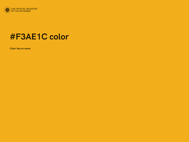 #F3AE1C color image