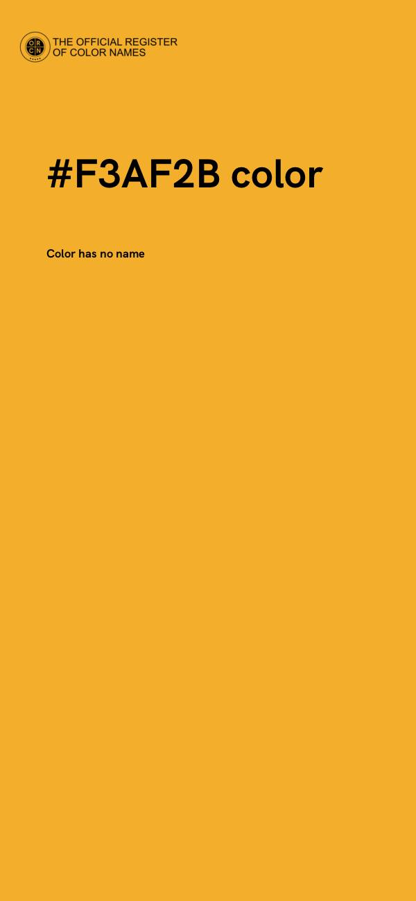 #F3AF2B color image