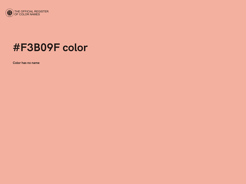 #F3B09F color image