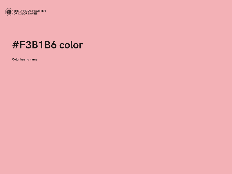 #F3B1B6 color image