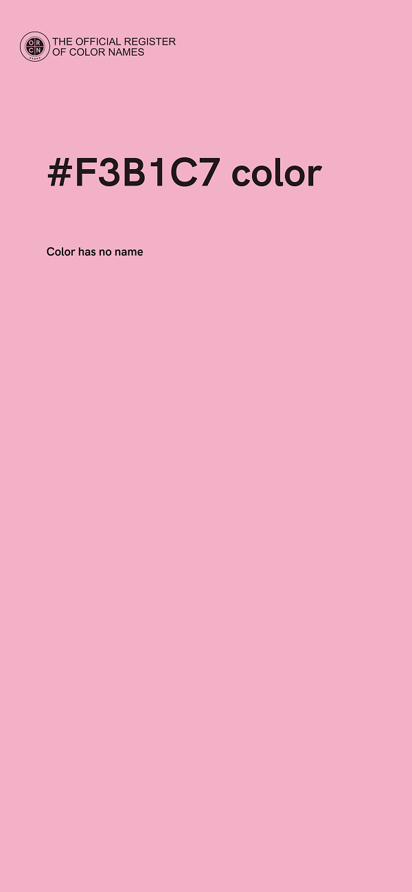 #F3B1C7 color image
