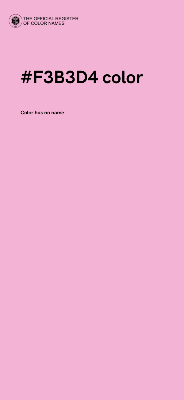 #F3B3D4 color image