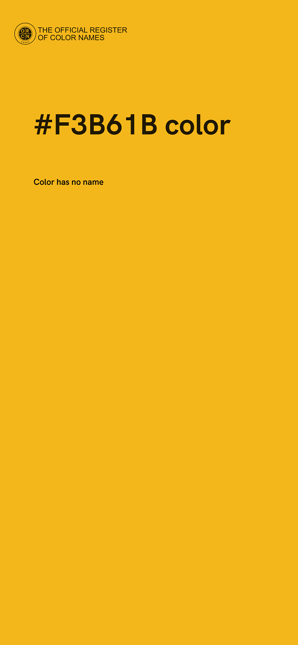 #F3B61B color image