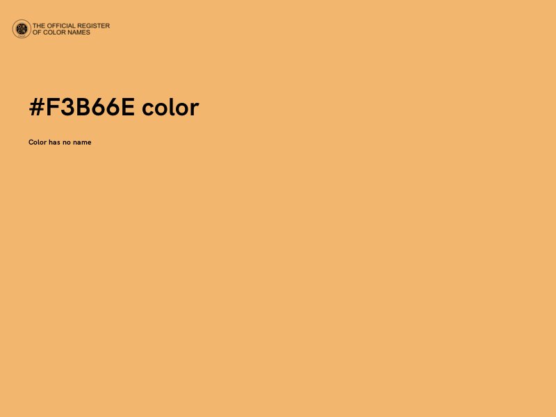 #F3B66E color image