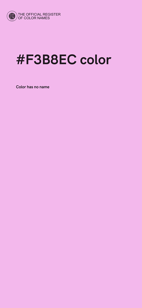 #F3B8EC color image
