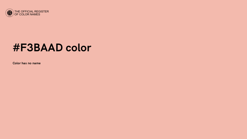 #F3BAAD color image