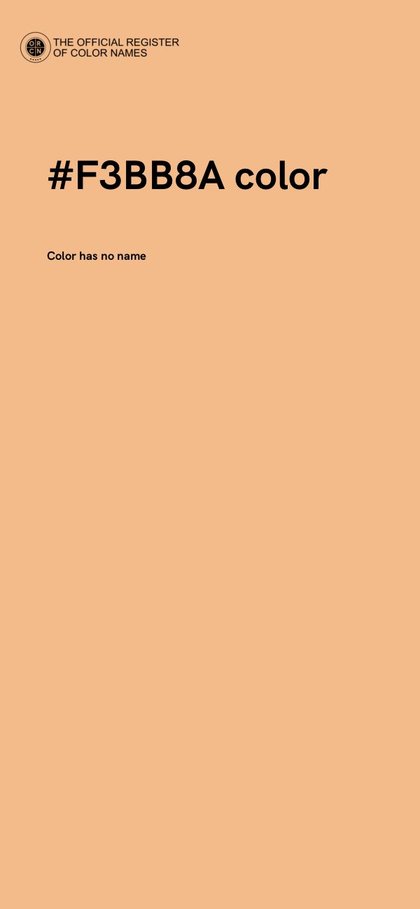 #F3BB8A color image