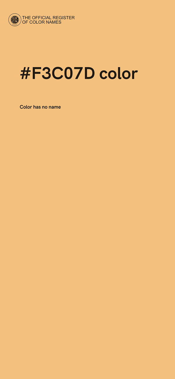 #F3C07D color image