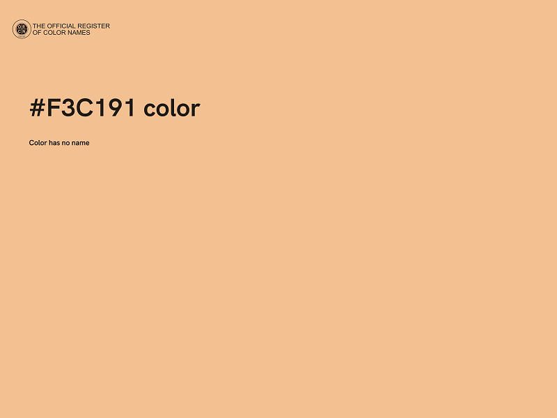 #F3C191 color image