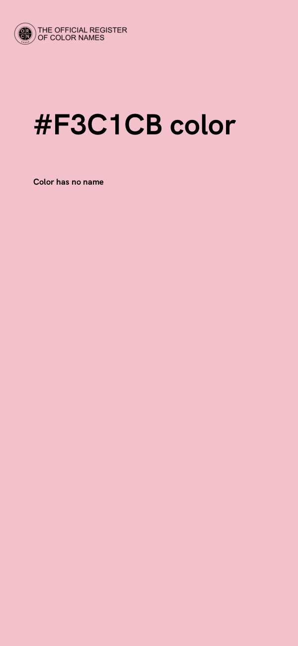 #F3C1CB color image