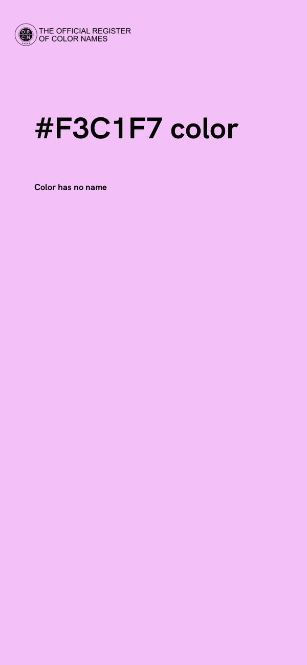 #F3C1F7 color image