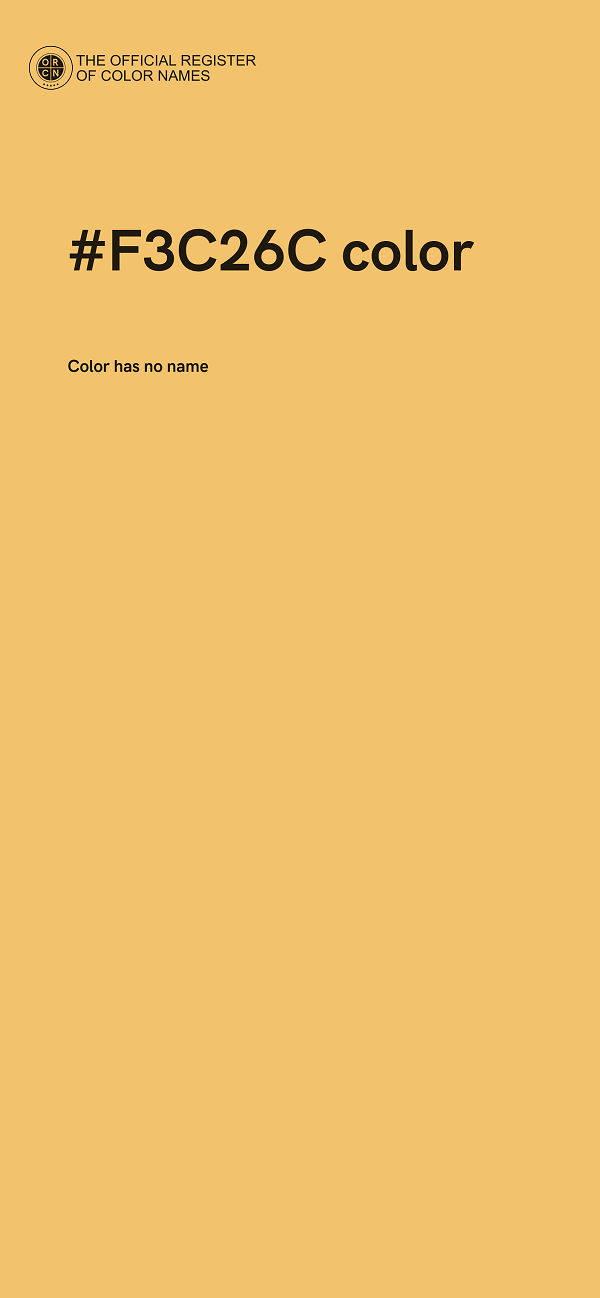 #F3C26C color image