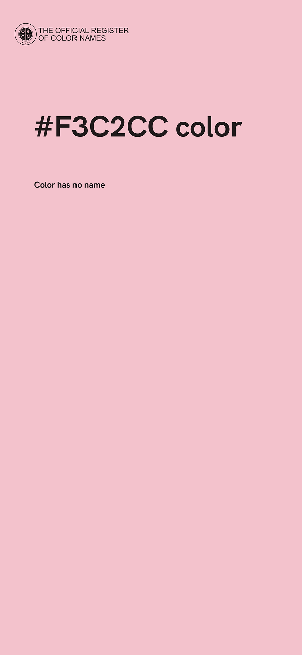#F3C2CC color image