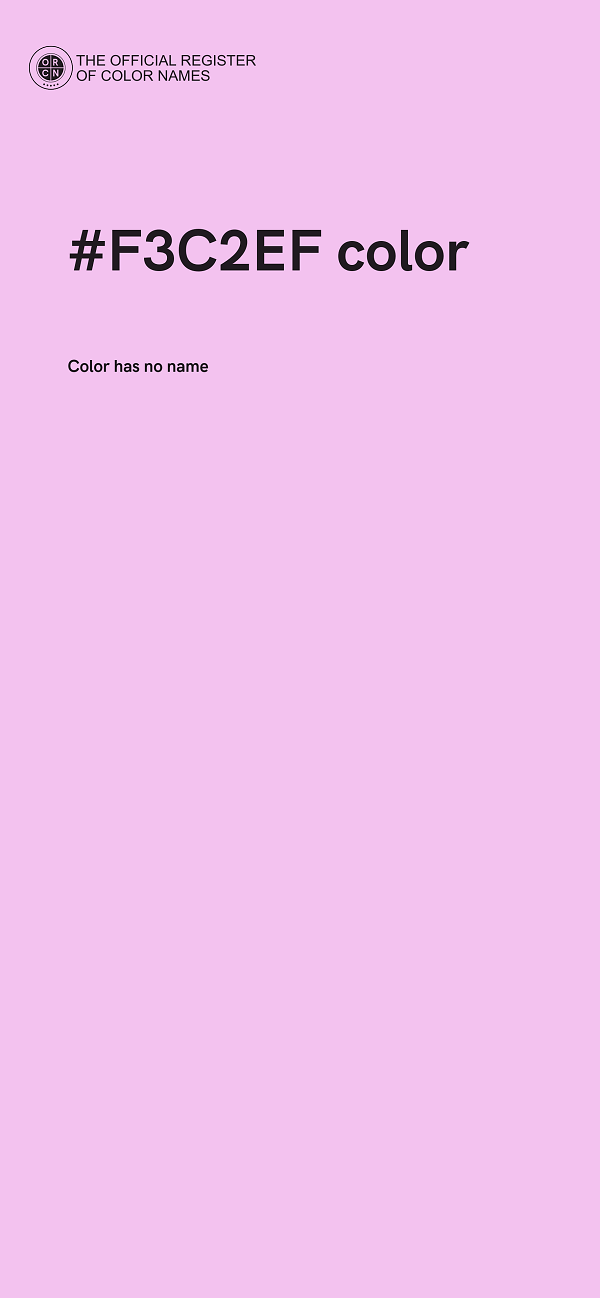 #F3C2EF color image