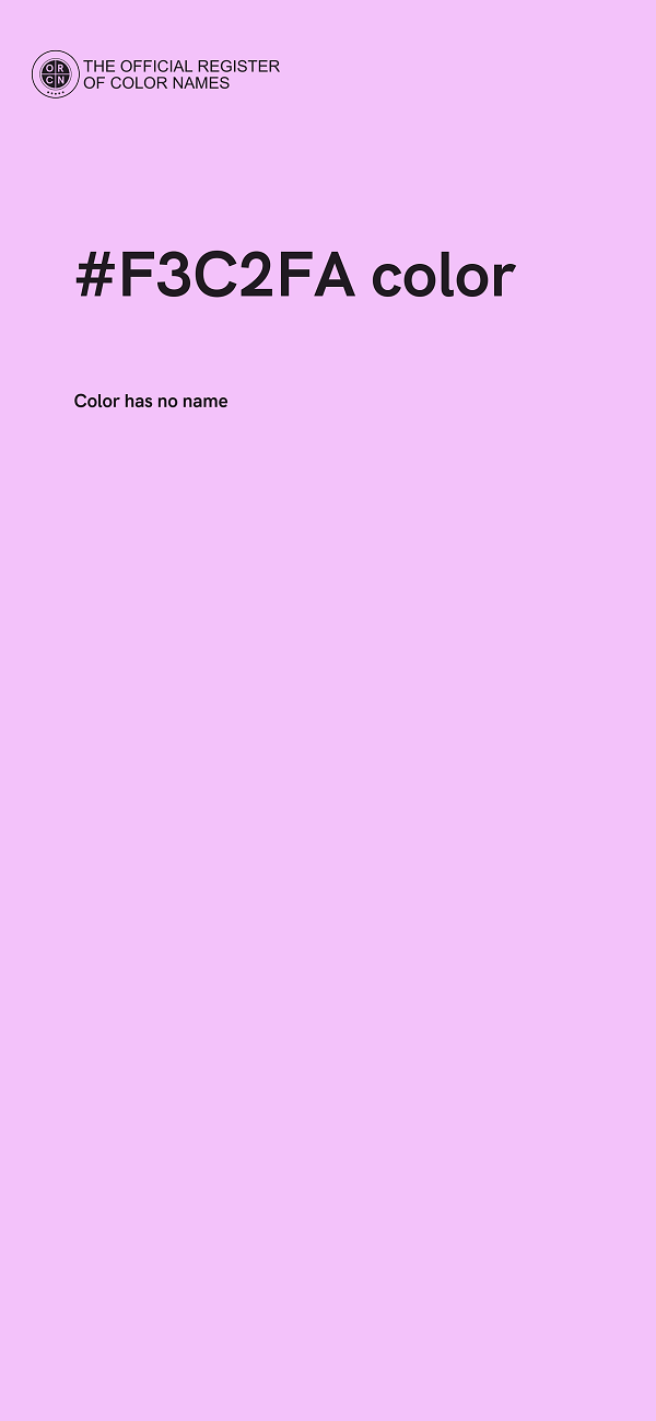 #F3C2FA color image