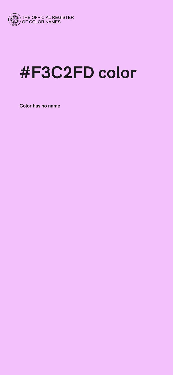 #F3C2FD color image