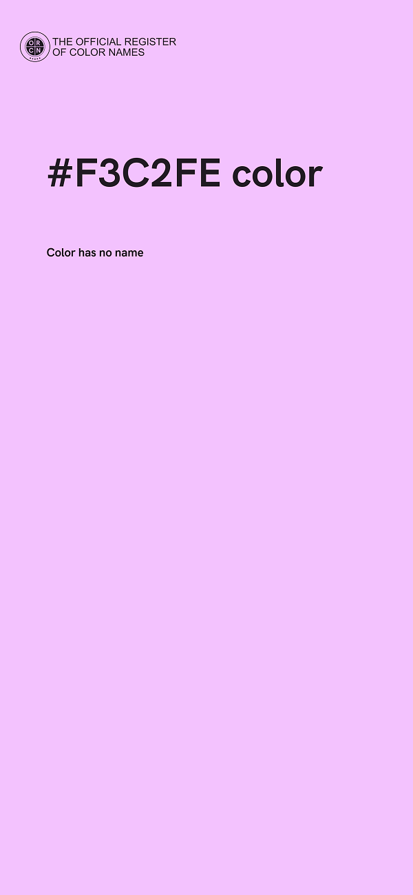 #F3C2FE color image