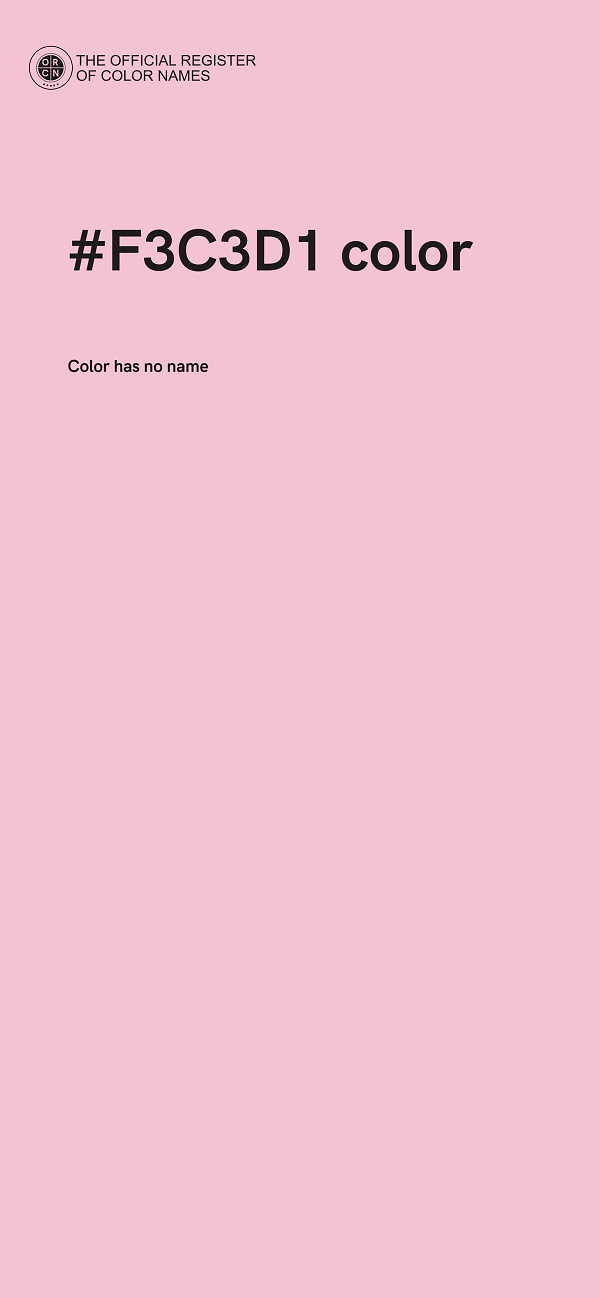 #F3C3D1 color image