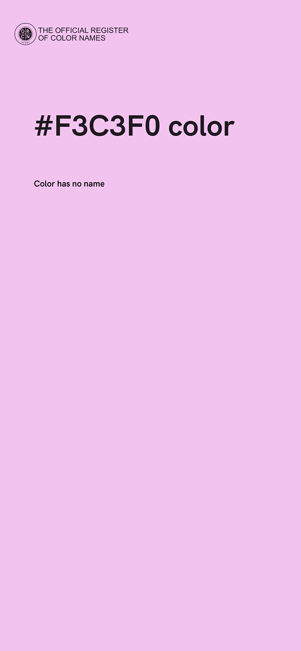#F3C3F0 color image
