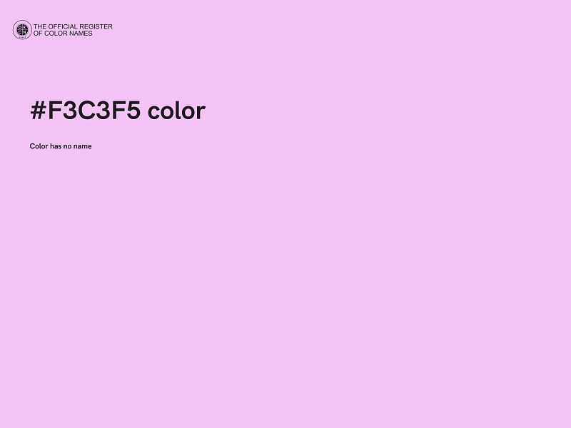 #F3C3F5 color image