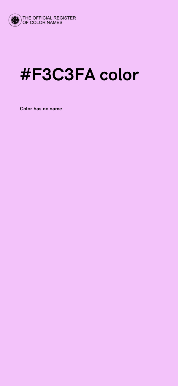 #F3C3FA color image