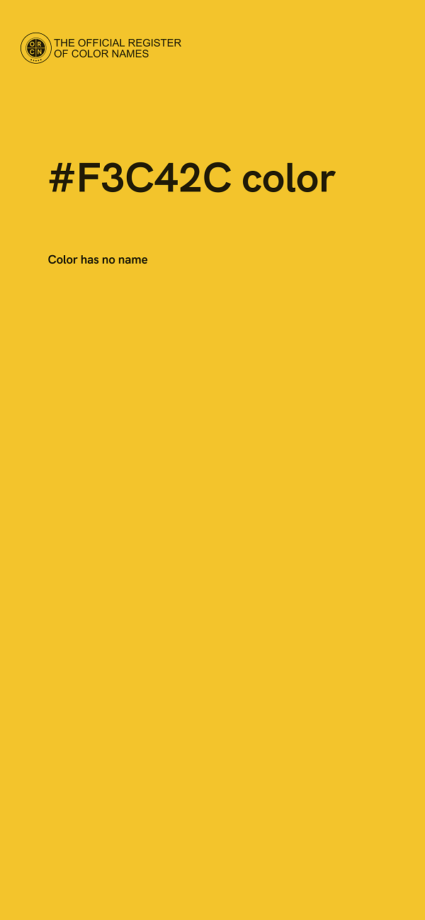 #F3C42C color image