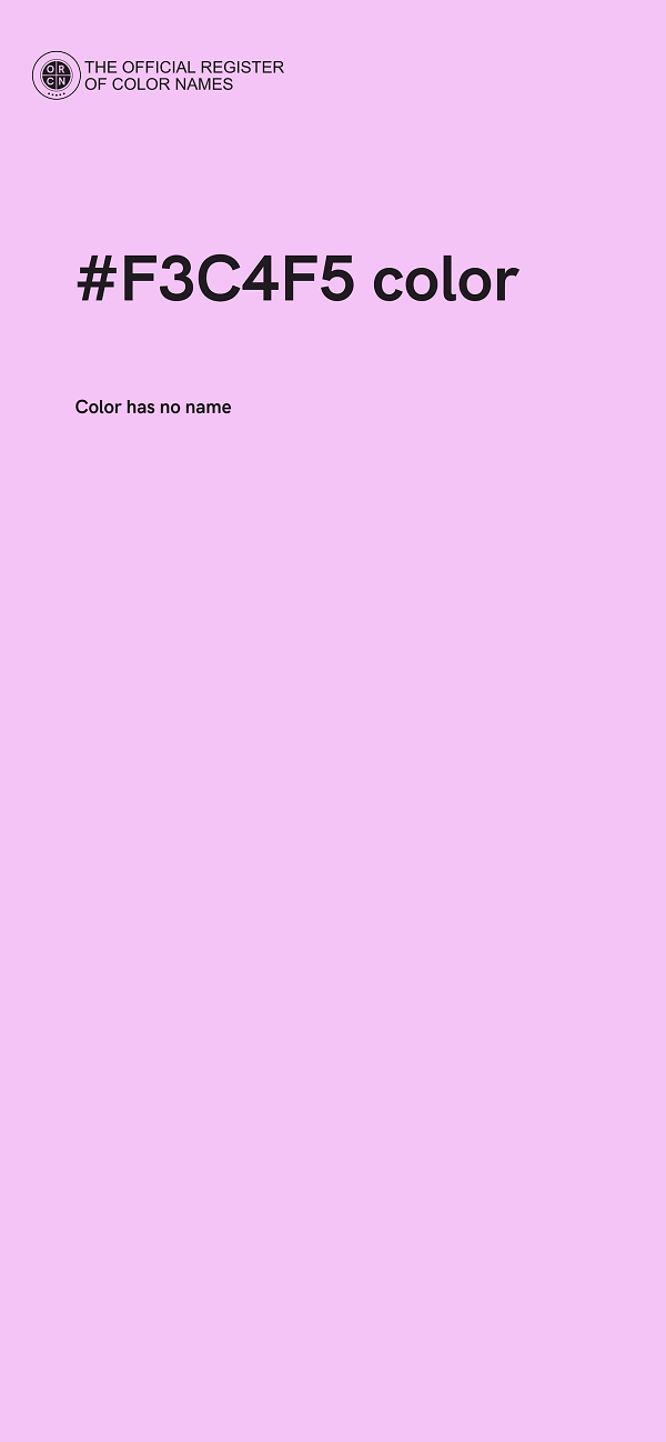 #F3C4F5 color image