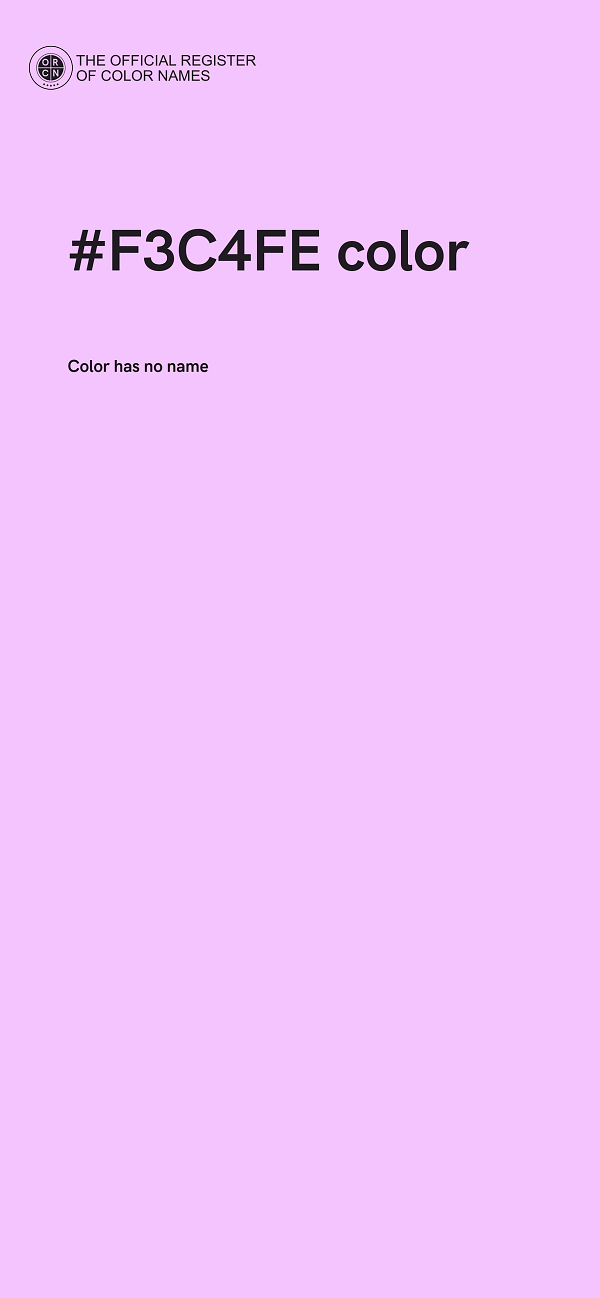 #F3C4FE color image