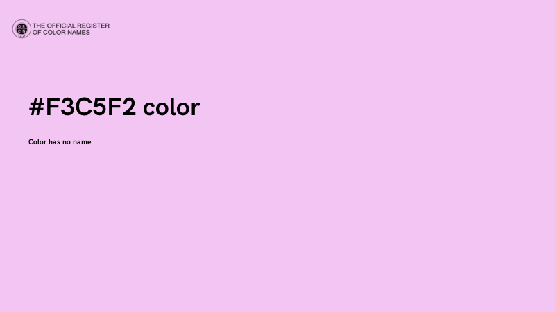 #F3C5F2 color image
