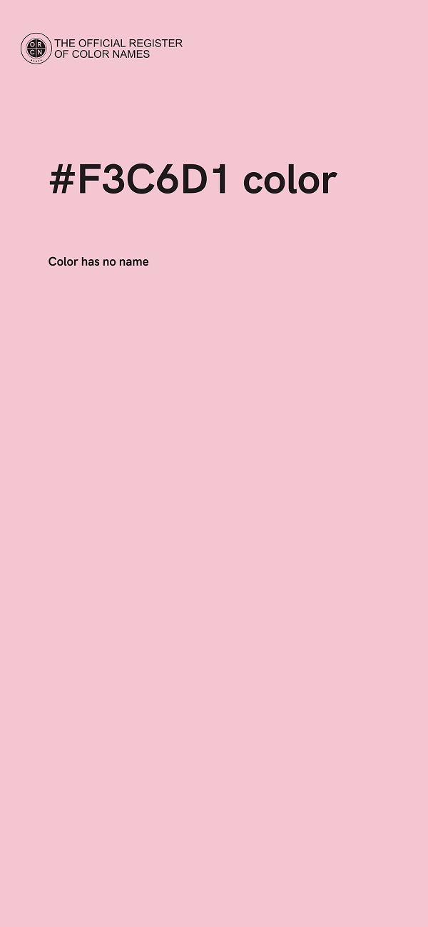 #F3C6D1 color image
