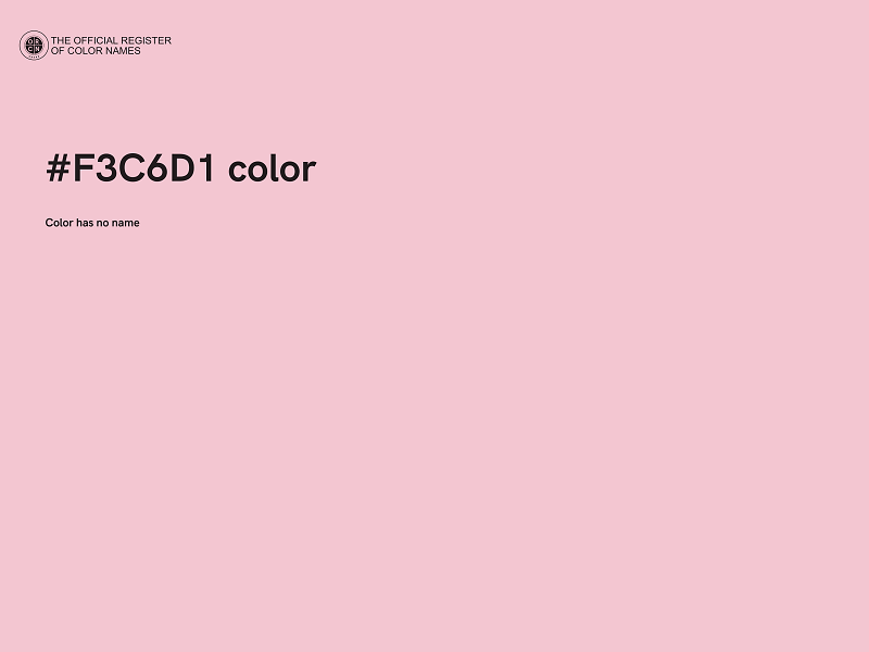 #F3C6D1 color image