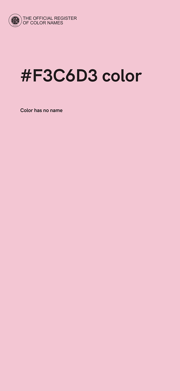 #F3C6D3 color image