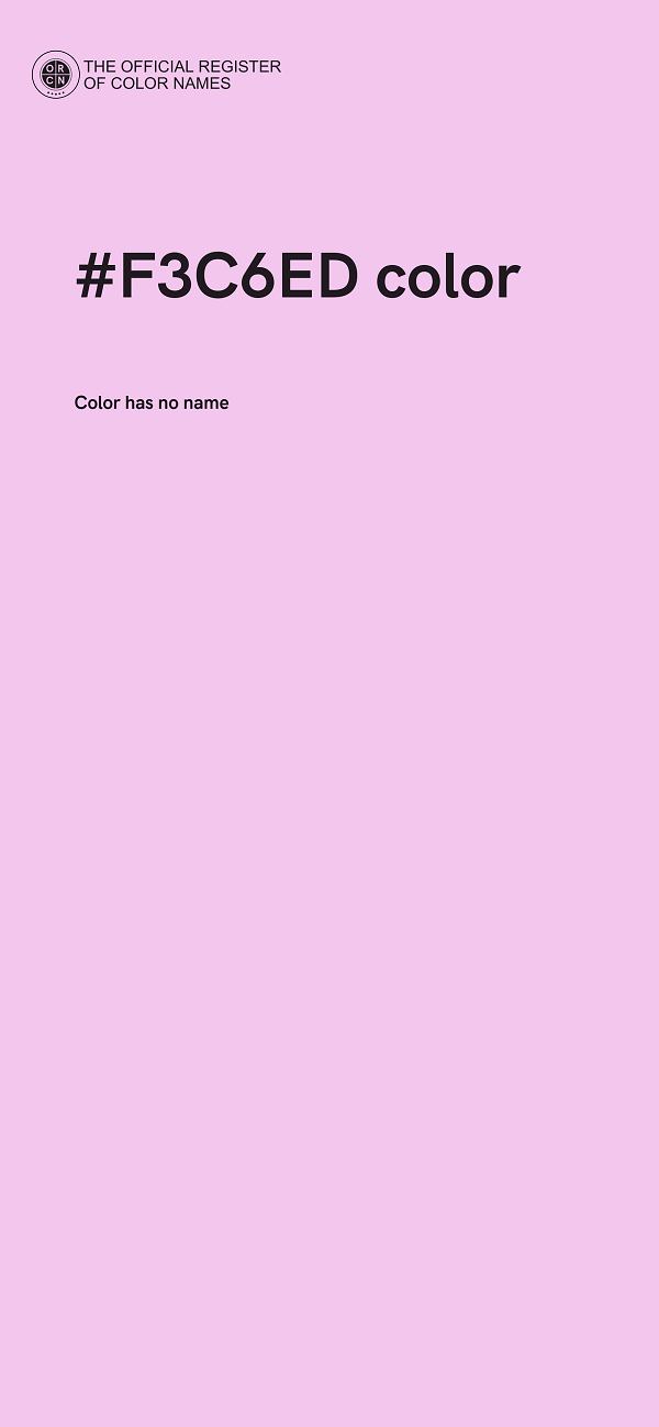 #F3C6ED color image