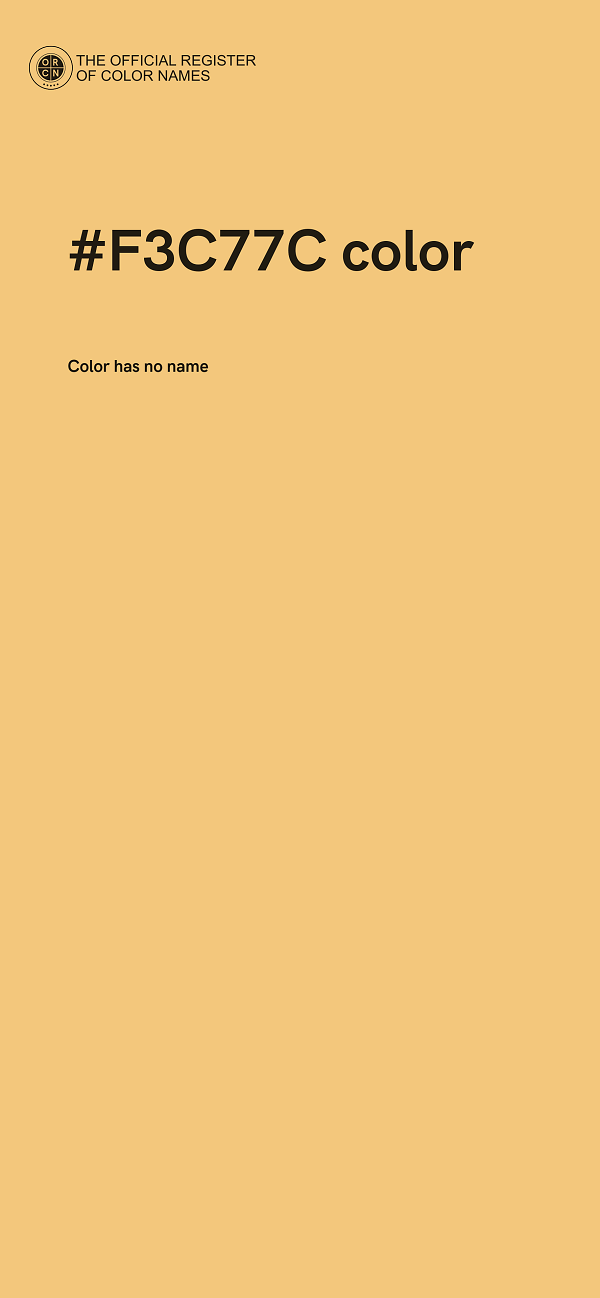 #F3C77C color image
