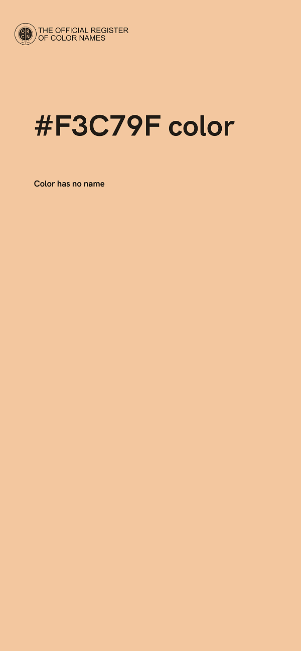 #F3C79F color image