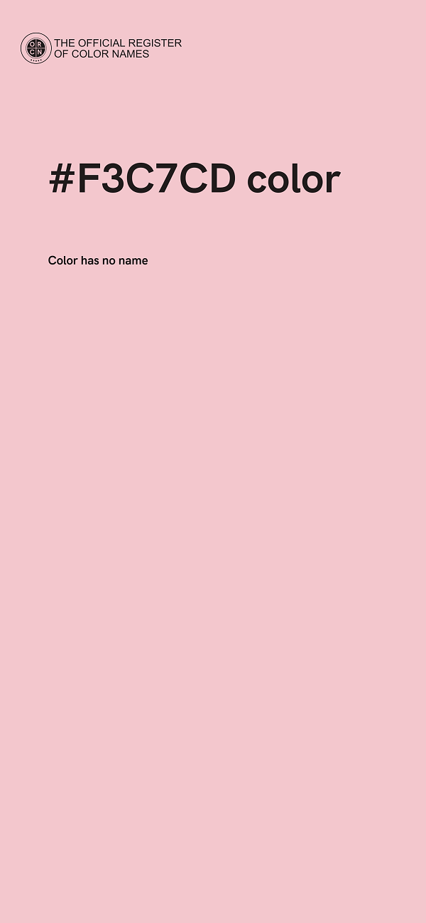 #F3C7CD color image