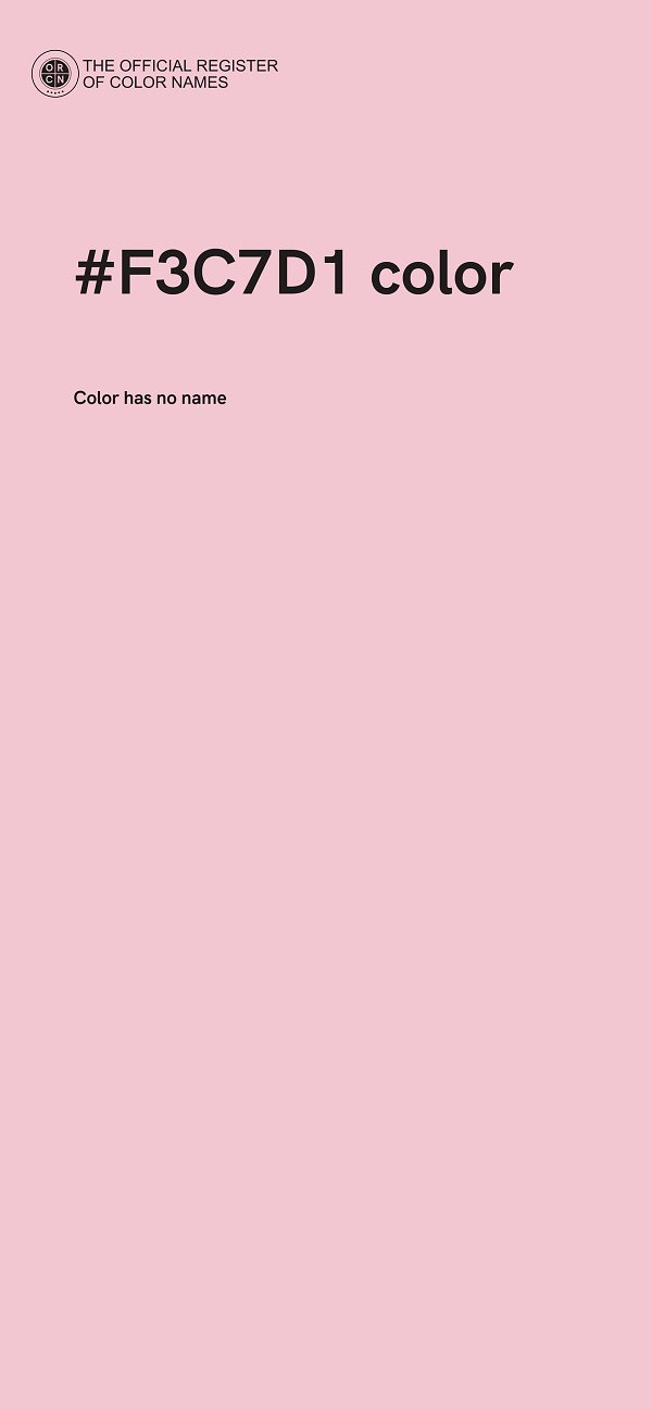 #F3C7D1 color image