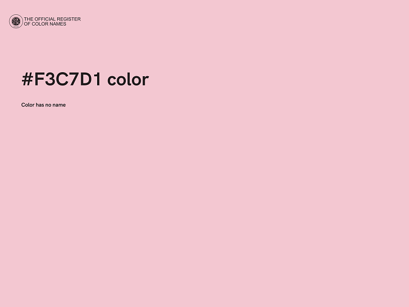 #F3C7D1 color image