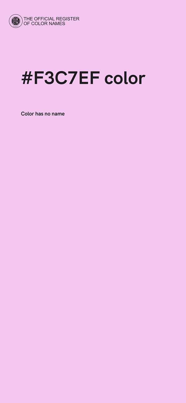 #F3C7EF color image