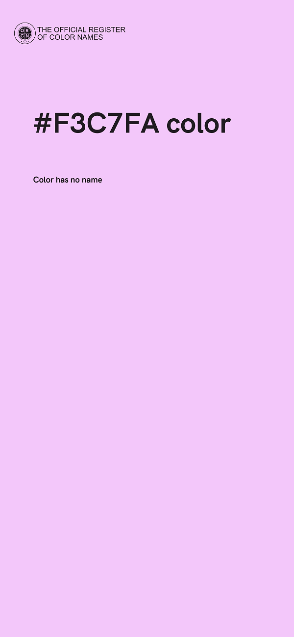 #F3C7FA color image