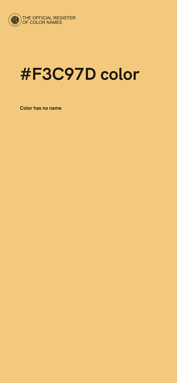 #F3C97D color image