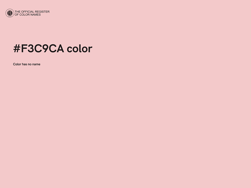 #F3C9CA color image