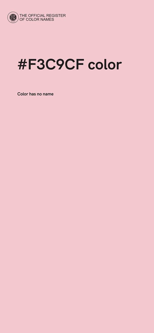 #F3C9CF color image