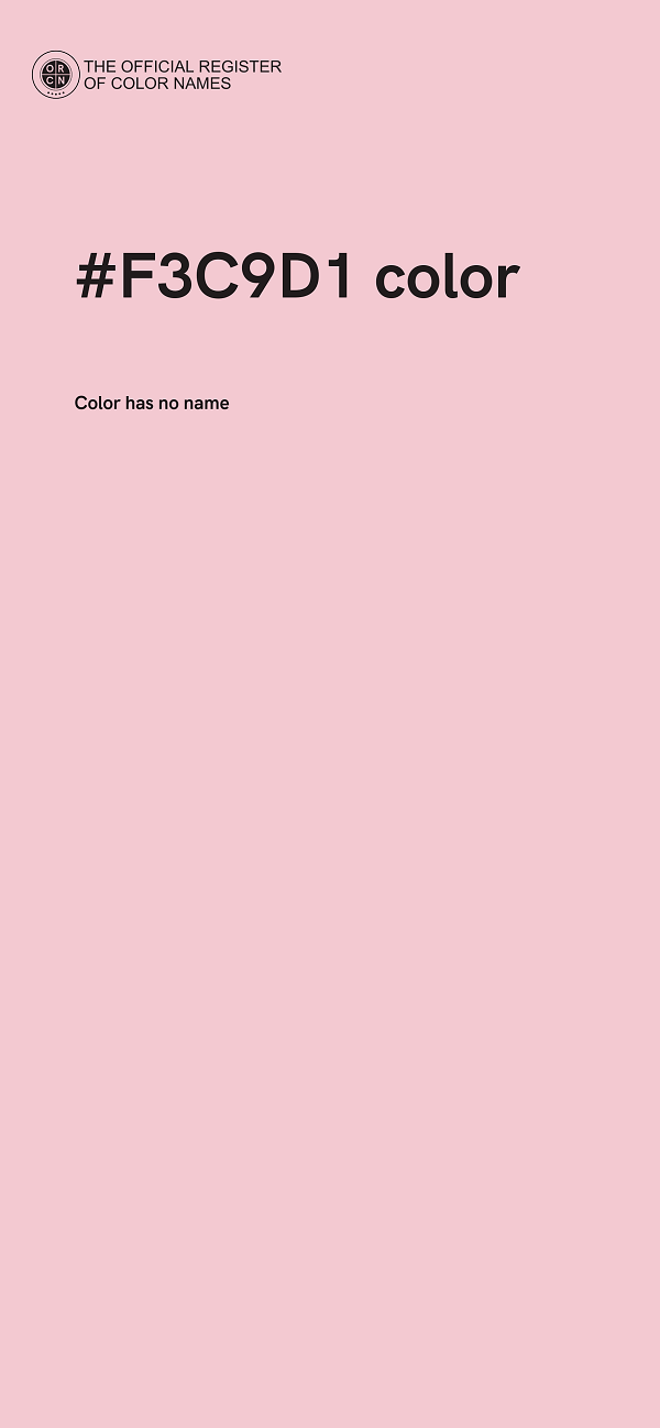 #F3C9D1 color image